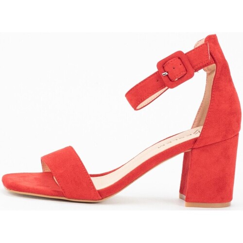 Sapatos Mulher Sandálias Keslem Sandalias  en color rojo para Vermelho