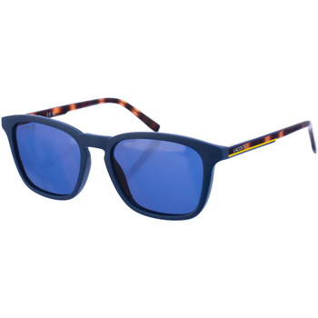 Lacoste Pantaloncini da bagno con stampa squadrata Homem óculos de sol K02 Lacoste L947S-424 Azul