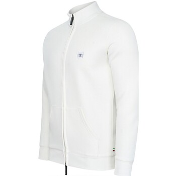 Textil Homem Sweats Cappuccino Italia Jack & Jones Premium suit jacket in slim fit wool herringbone gray Branco