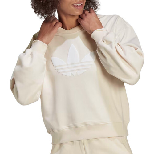 Textil Mulher Sweats adidas shirt Originals  Bege