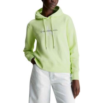Textil Mulher Sweats Calvin Klein Jeans  Verde