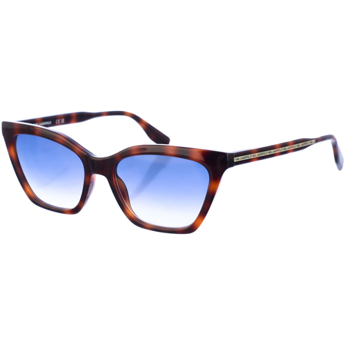 Sweats & Polares Mulher óculos de sol Karl Lagerfeld KL6061S-215 Castanho