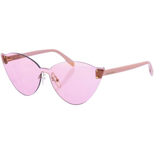 A garantia do preço mais baixo Mulher óculos de sol Karl Lagerfeld KL996S-132 Rosa