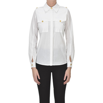 Textil Mulher camisas Elisabetta Franchi TPC00003005AE Branco