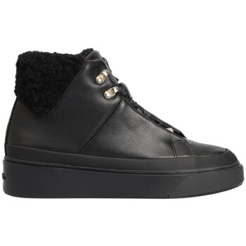 Sapatos Mulher Sapatilhas de cano-alto Calvin Klein Jeans Hell Cupsole Hi Top Wl Preto