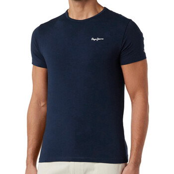 Textil Homem T-shirts e Pólos Pepe jeans  Azul