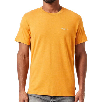 Textil Homem T-Shirt mangas curtas Pepe navy  Amarelo