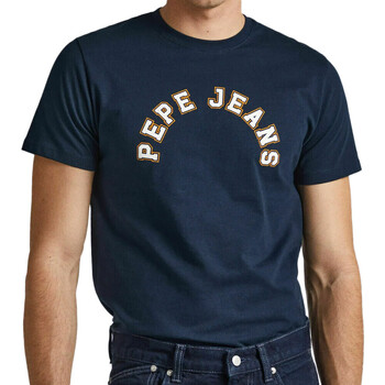Textil Homem Embroidered Cami Dress Pepe jeans  Azul