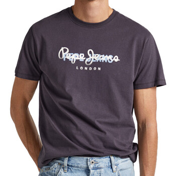 Textil Homem T-shirts e Pólos Pepe JEANS Pants  Preto