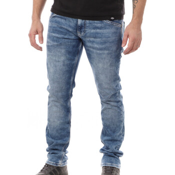Textil Homem Calças jeans Bershka Pepe jeans Bershka  Azul