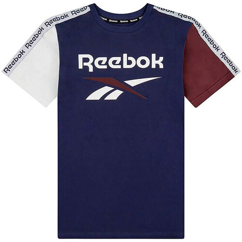 Textil Rapaz T-shirts Wrap e Pólos Reebok Sport  Azul
