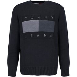 Textil Homem camisolas Tommy Jeans DM0DM17773 Preto