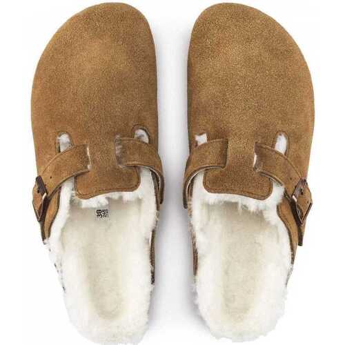 BIRKENSTOCK Boston shearling leve Castanho