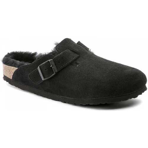 Sapatos Homem Sandálias Birkenstock Boston vl shearling black Preto