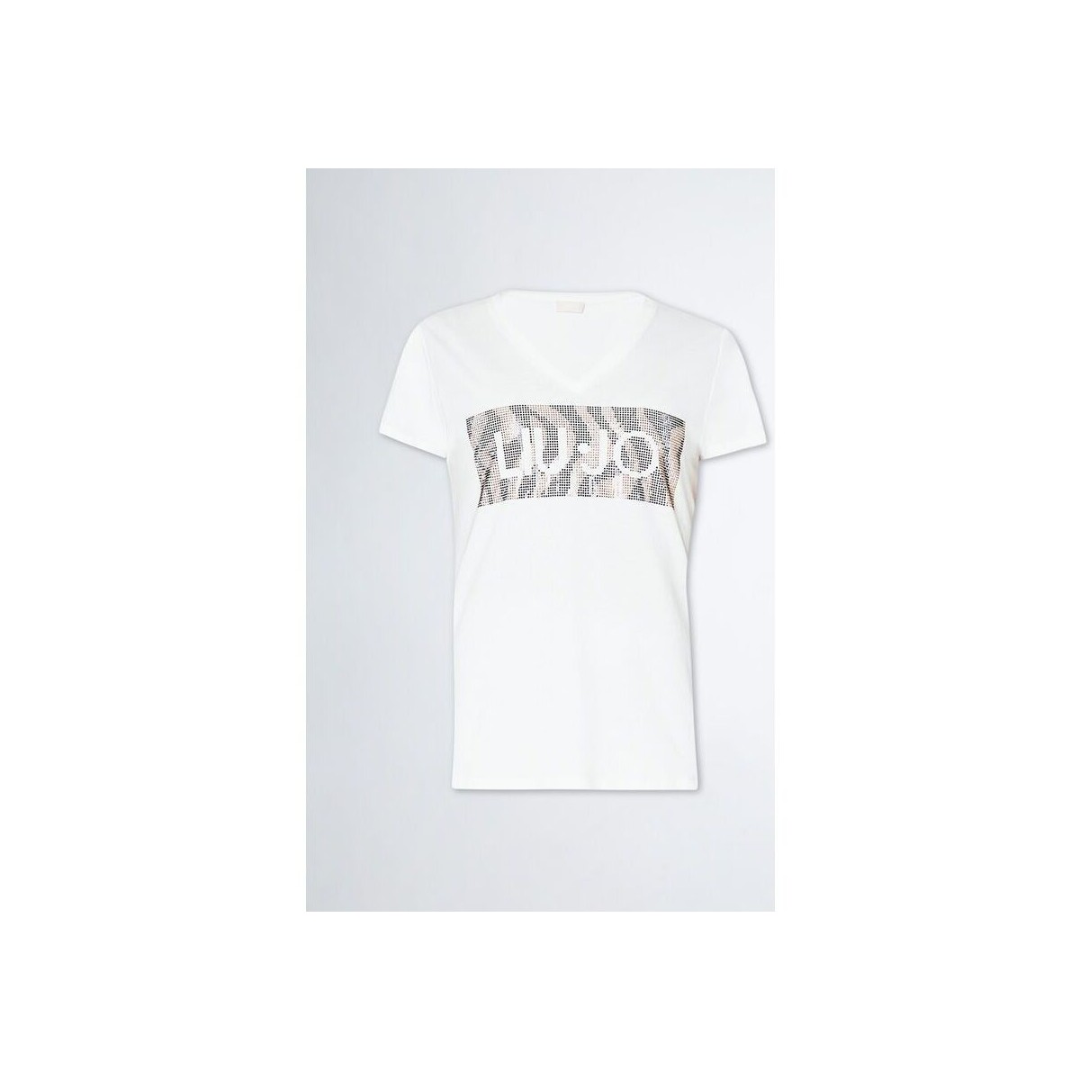 Textil Mulher T-shirts e Pólos Liu Jo WA4019 JS923-Q9994 Branco