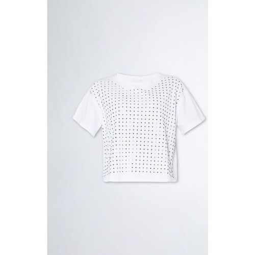 Textil Mulher T-shirts e Pólos Liu Jo WA4054 J4501-N9018 Branco