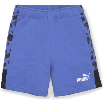 Textil Criança Shorts / Bermudas Glitter Puma  Azul