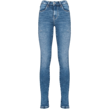 Textil Mulher Kitchoun jean rose et blanc 1 mois slim Pepe jeans PL20417HS40 Azul