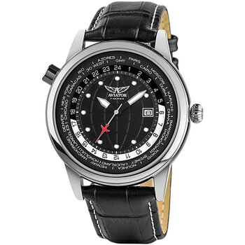 Relógios & jóias Homem Relógio Aviator F-Series AVW6975G354 Preto