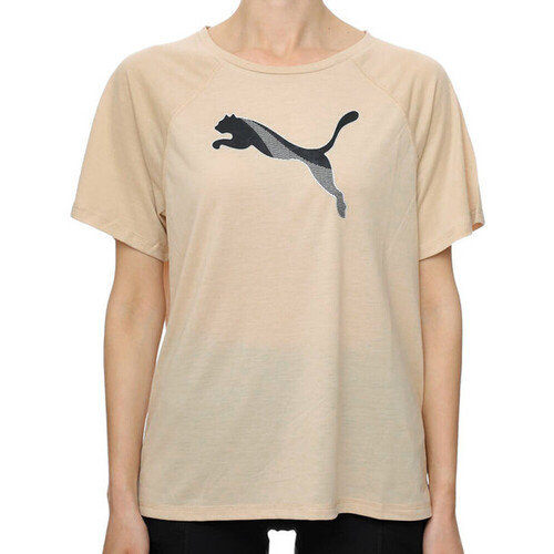 Textil Mulher T-shirts e Pólos Puma  Bege