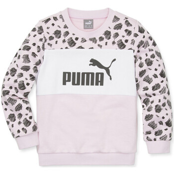 Textil Rapariga Sweats Puma Light  Rosa