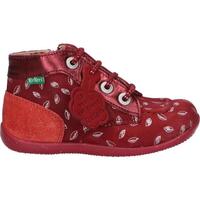Sapatos Rapariga Botas Kickers 879058-10 BONZIP Vermelho
