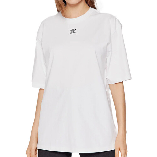 Textil Mulher T-Shirt mangas curtas adidas x_plr Originals  Branco