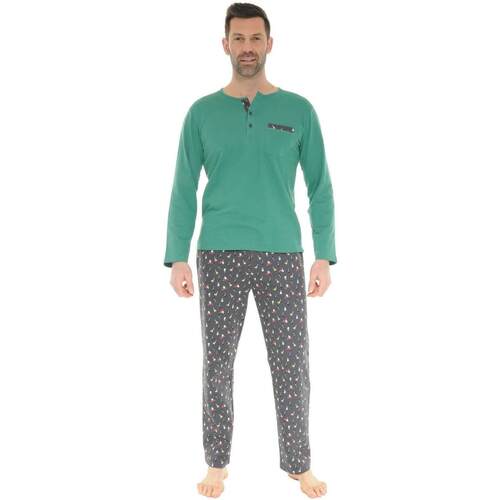 Textil Homem Pijamas / Camisas de dormir Christian Cane DURALD Verde