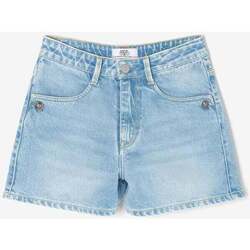 Textil Rapariga Shorts / Bermudas Le Temps des Cerises Calções em ganga LEMI Azul