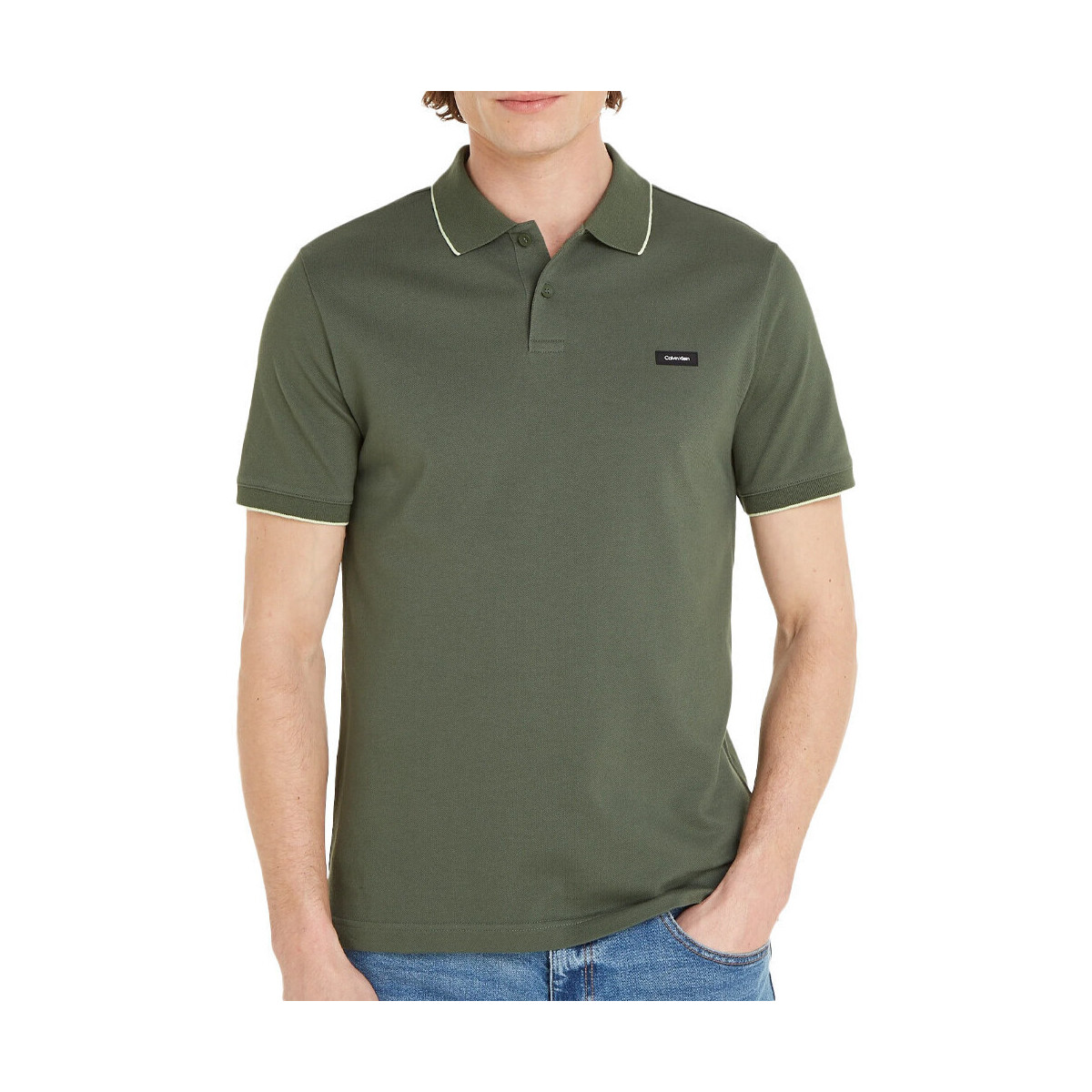 Textil Homem T-shirts e Pólos Handtasche CALVIN KLEIN Re-Lock Mini Top H Bag K60K608878 BAX  Verde