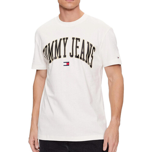 Textil Homem T-shirts e Pólos Tommy Hilfiger  Branco