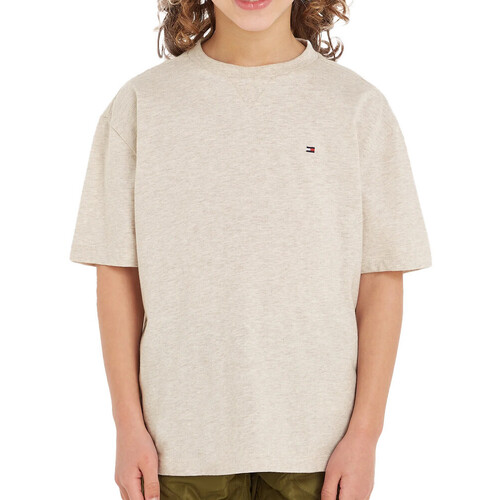 Textil Rapaz T-shirts e Pólos Tommy Hilfiger  Bege