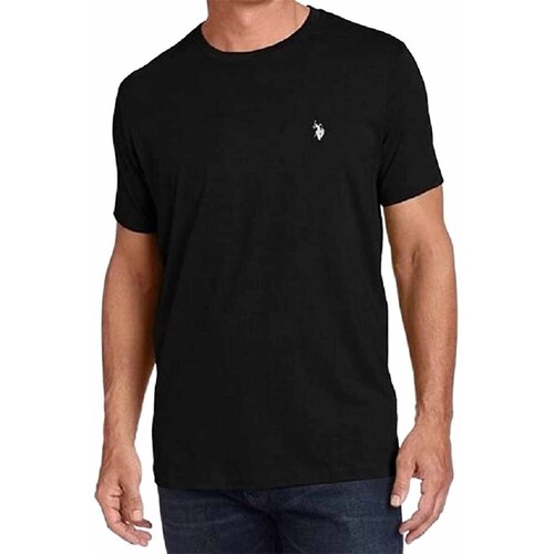 Textil Homem T-Shirt mangas curtas U.S Polo Assn. 11390404BLK Preto