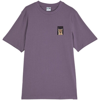 Textil Homem T-shirts e Pólos Puma  Violeta