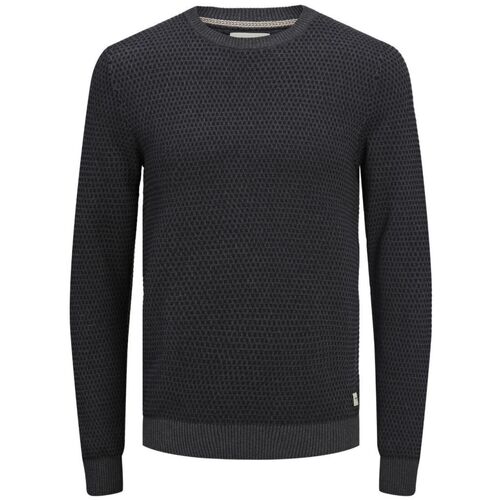 Textil Homem camisolas Jack & Jones 12212816 ATLAS-DARK GRAY Cinza
