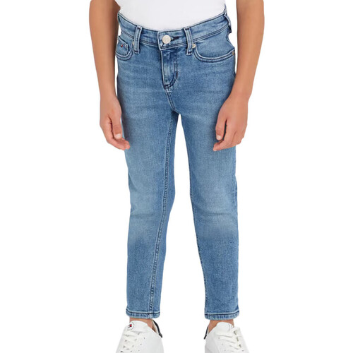 Textil Rapaz Calças Jeans Tommy Hilfiger  Azul