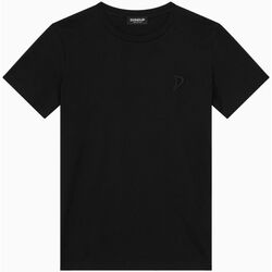 Textil Mulher T-shirts Regular e Pólos Dondup S746 JF0271D-999 Preto