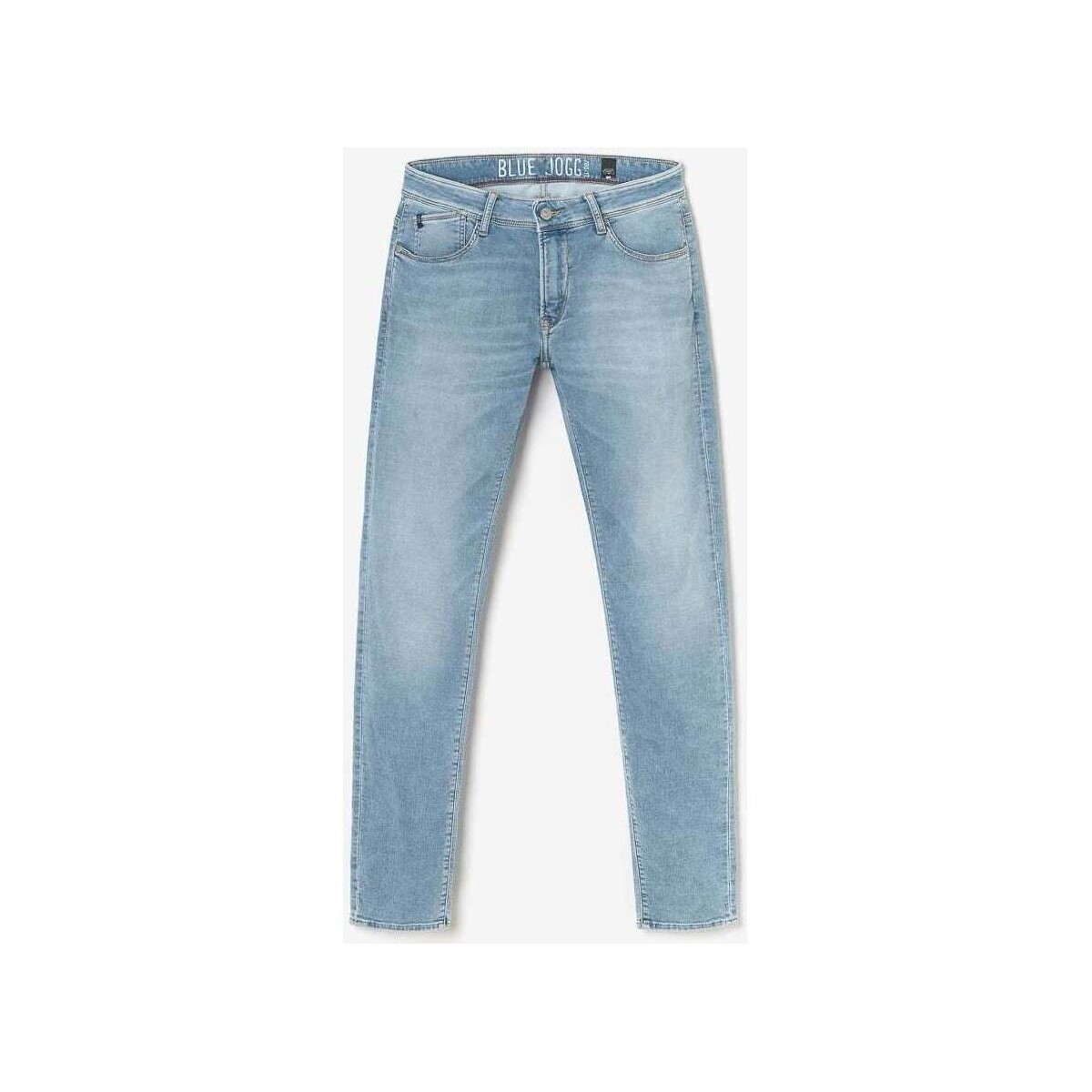 Textil Homem Calças de ganga Simply Be skinny flared pants in cocoa Jeans ajusté muito elástica 700/11, comprimento 34 Azul