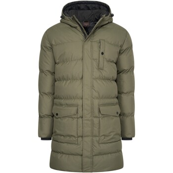Textil Homem Parkas Cappuccino Italia Hooded Winter Jacket Army Verde