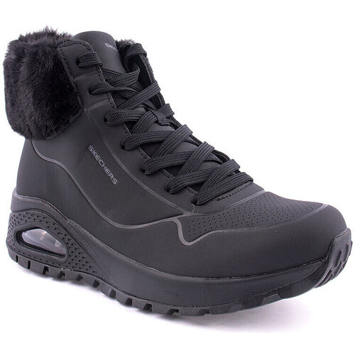 Sapatos Mulher Botins Skechers T Ankle boots Sporty Preto
