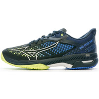 mizuno wave prophecy 8 mens running shoes blue wing tail silver