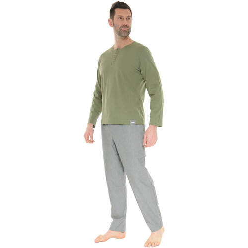 Textil Homem Pijamas / Camisas de dormir Pilus BASTIAN Verde