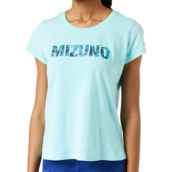 Textil Mulher T-Shirt mangas curtas Mizuno ultra  Azul