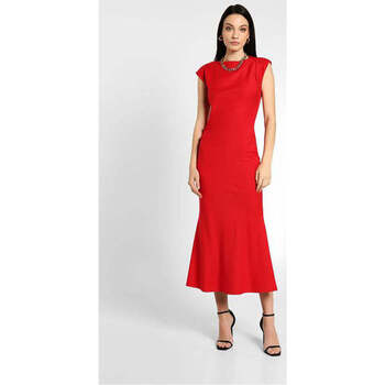 Textil Mulher Vestidos Imperial ADMTGWD-6-1 Vermelho
