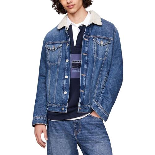 Textil Homem Casacos Tommy Jeans  Azul