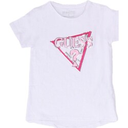 Textil Rapariga T-Shirt mangas curtas Guess J4RI47K6YW4 Branco