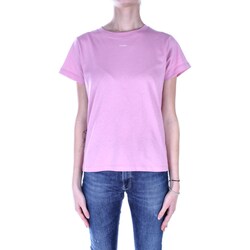 Textil Mulher T-Shirt mangas curtas Pinko 100373 A1N8 Rosa