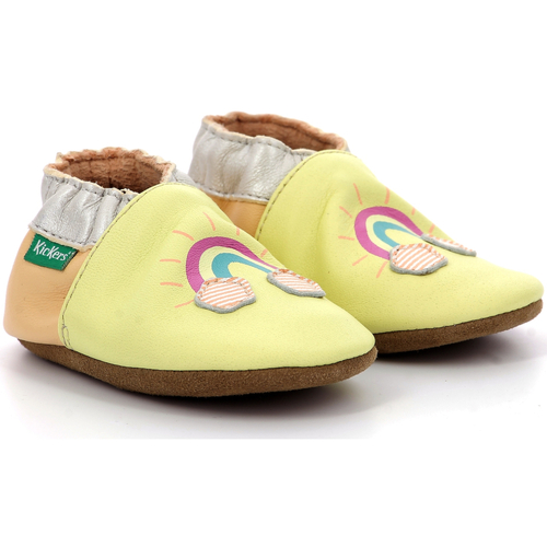 Sapatos Rapariga Pantufas bebé Kickers Kickbaby Rainbo Amarelo