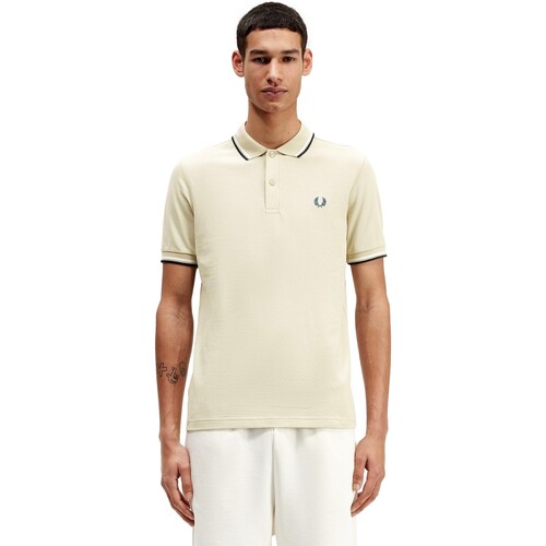 Textil Homem Polos mangas curta Fred Perry  Bege