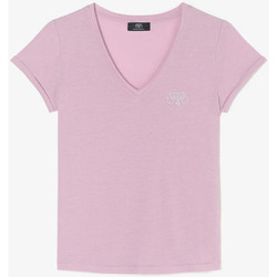 Textil Mulher T-shirts e Pólos Le Temps des Cerises T-shirt SMALLVTR Rosa